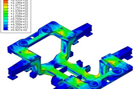 轉向架應力分析