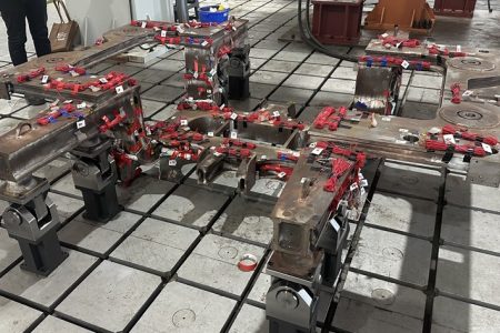 轉向架量測應變規架設